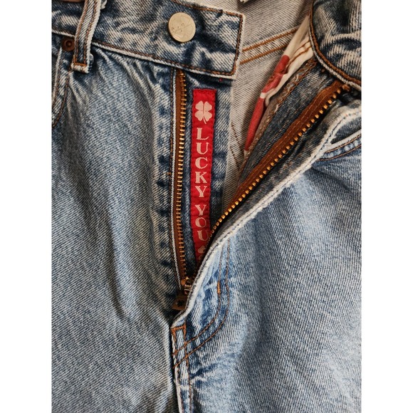 Lucky Brand Women's  High Rise 90s Mom Jeans VTG Red Label Size 14 - Picture 5 of 8